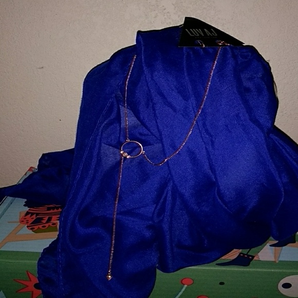 HP FULL BLOOM LARIAT ROSE GOLD WITH WHITE SWAROVSKIS - Picture 4 of 7